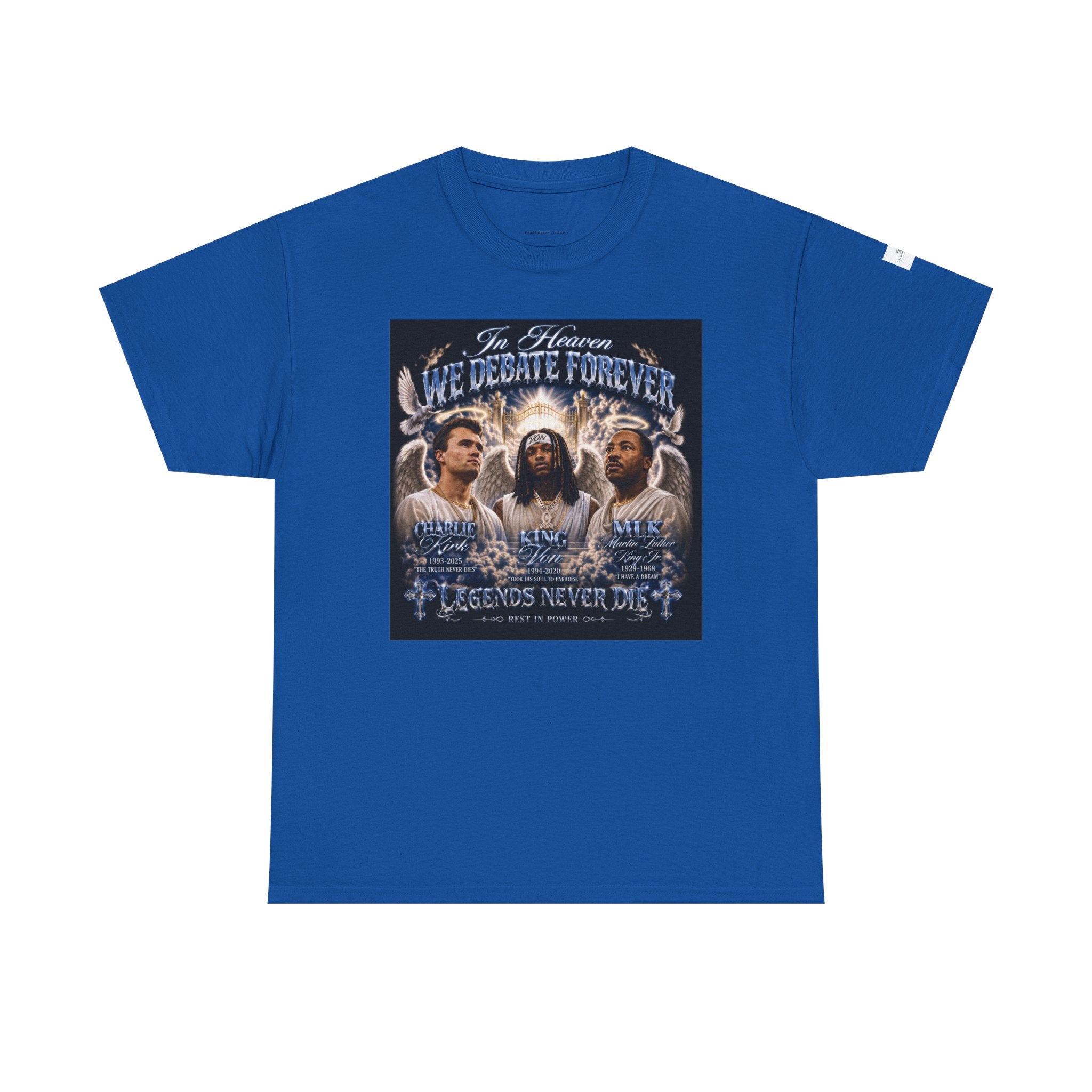 T-Shirt — We Debate Forever | Legends Never Die Memorial Tee