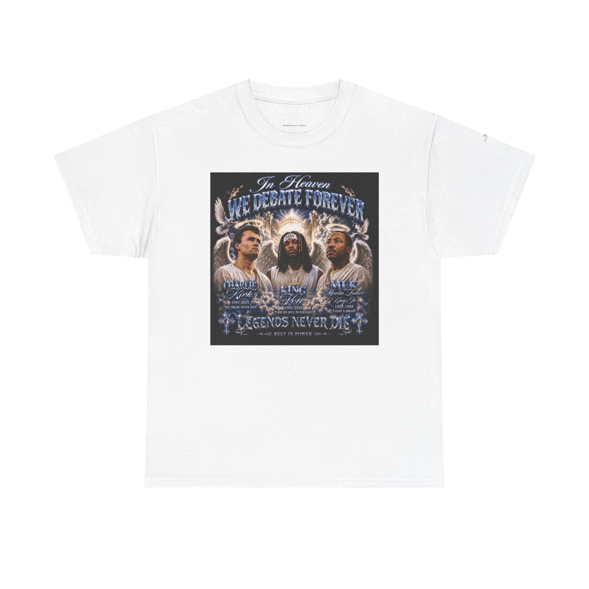 T-Shirt — We Debate Forever | Legends Never Die Memorial Tee