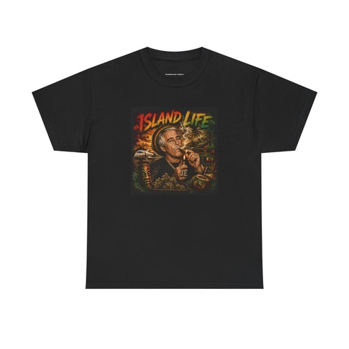 Island Life T-Shirt — Vintage Tropical Smoke Graphic Tee